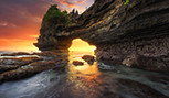 Batu Bolong et Tanah Lot sur Bali